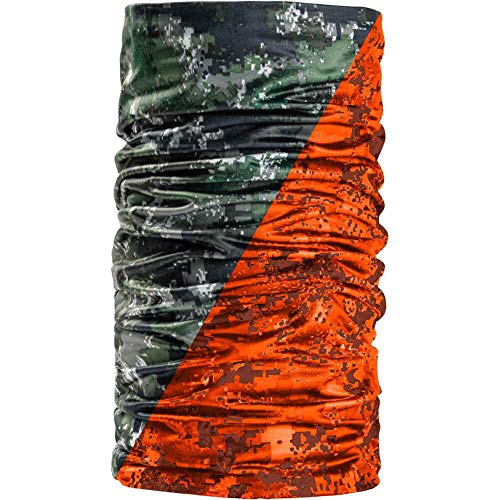 Écharpe polaire signal-orange Tecl-Wood camo vert olive idéale pour vos journées de chasse