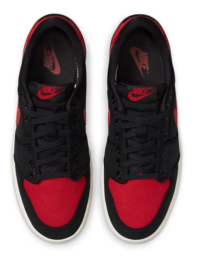 Image of Men's Nike AJKO 1 Low Black /Varsity Red-Sail (DX4981 006)