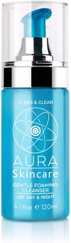 TAO Clean Aura Skincare Clean & Clear Gentle Foaming Cleanser, 4.1 Ounces