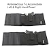 Depring Ankle Holster with 2 Magazine Pouches for Concealed Carry Advanced Hook Loop Band Pistol Holster for Left Right Handed Use Fits Subcompact Compact Handguns | (2nd Generation)