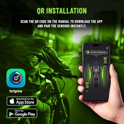 AotuLink Bluetooth Motorcycle TPMS