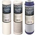 Bluonics Reverse Osmosis RO Under Sink Drinking Water Filter Cartridge Replacement, 3, 4 and 5 Stage includes Sediment, GAC, CTO Carbon Block Filters