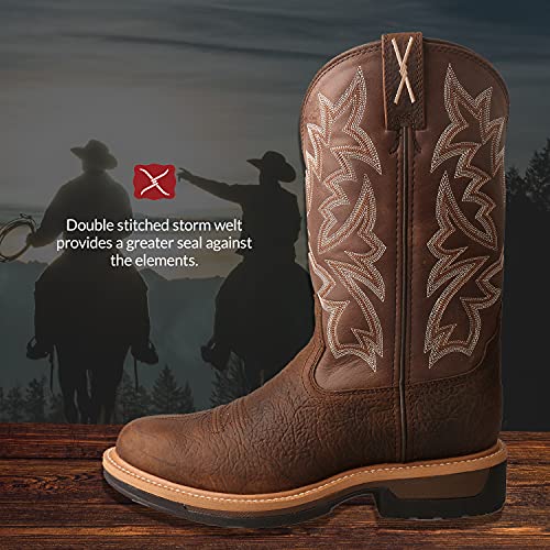 Twisted X Men's Lite Western Work Boot Alloy Toe - Mlca0023