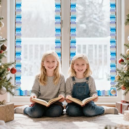 Image of BeYumi Snowflake Bookshelf Border Trim - 65ft Winter Snowflake Books Rolled Border Trim Christmas Gray Blue Bookshelf Bulletin Board Set Library Classroom Office Chalkboard Home Wall Party Decoration