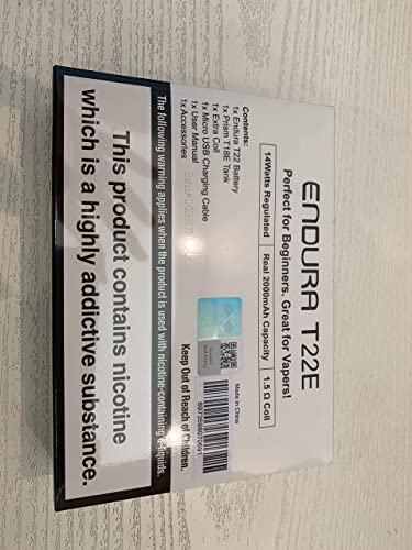 Innokin-Endura-T22E-Kit-E-Cigarettes-Vape-Starter-Kit-No-Nicotine-No-Tobacco-Black