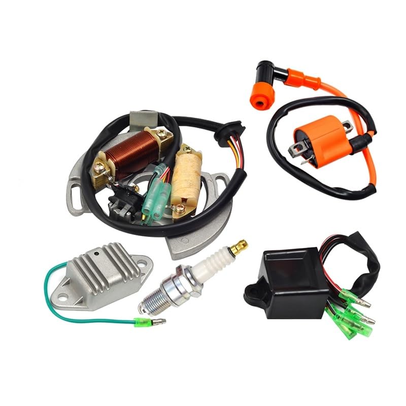 Bobina de Encendido for bujía, Caja CDI, regulador de Voltaje, rectificador y Kit de estator for Yamaha for Blaster YFS200 97-01