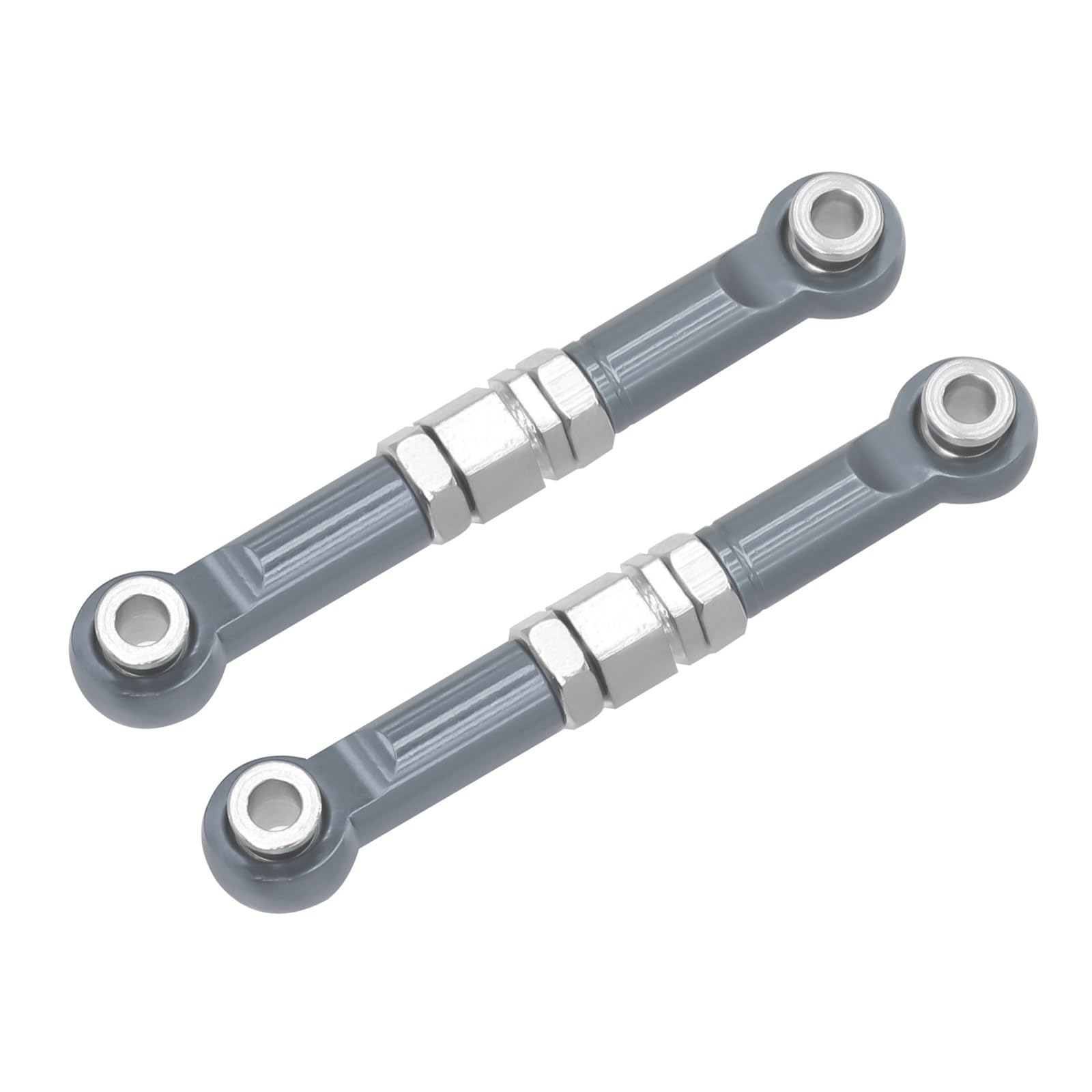 For MJX Hyper Go 1/16 16207 16208 16209 16210 H16 Gruppo sterzo in metallo Aggiornamento Kit di collegamento dello sterzo Biella 16430(Silver For MJX Hyper Go 1/16 16207 16208 16209 16210 H16 Gruppo sterzo in metallo Aggiornamento Kit di collegamento dello sterzo Biella 16430(Silver