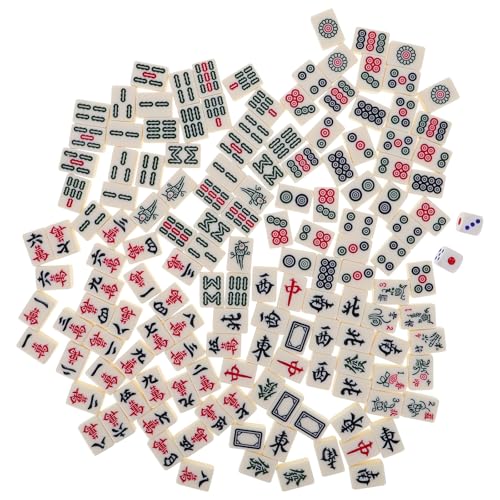 Mini set portátil de Mahjong para viaje miniatura 1