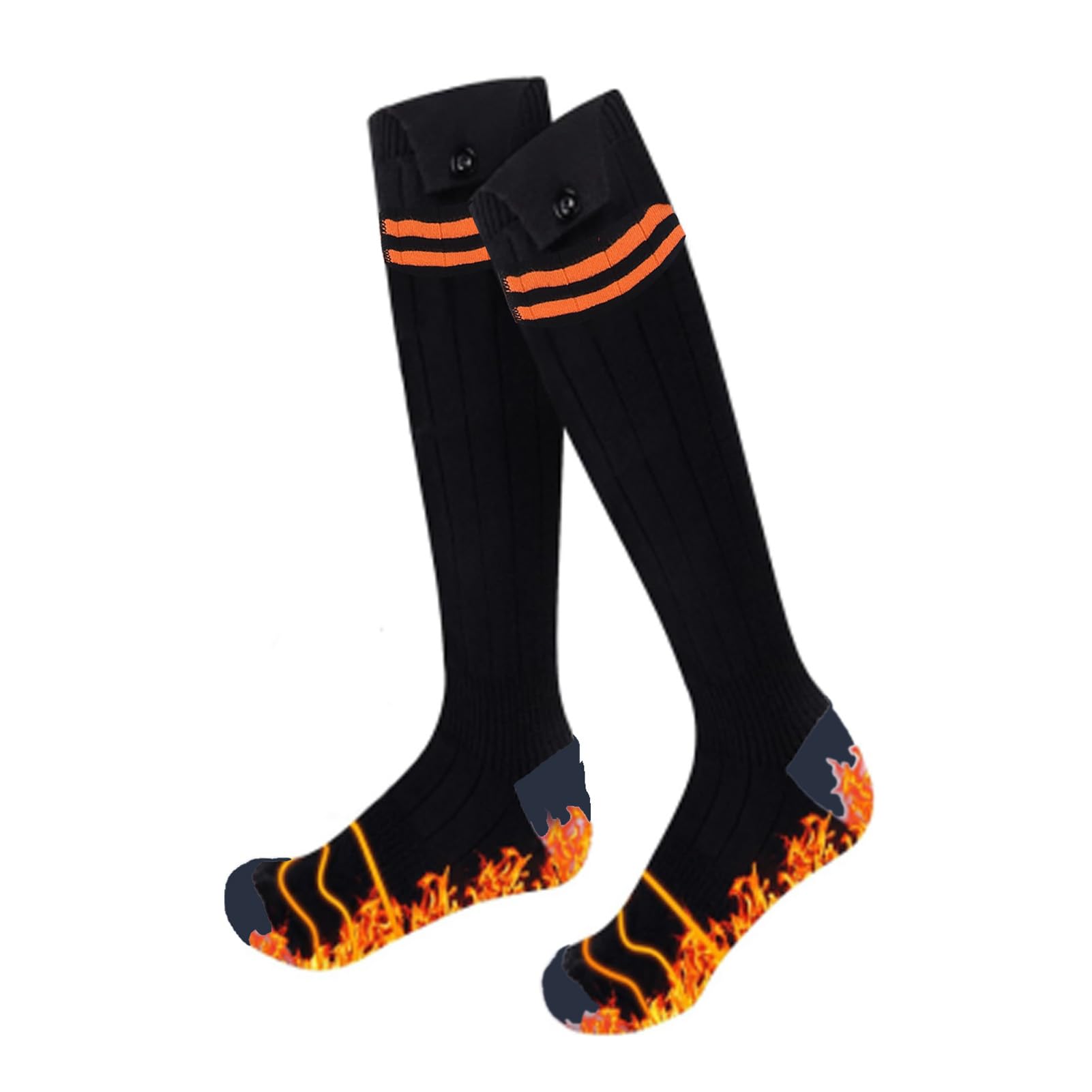Calcetines calentados Calcetines térmicos de Invierno de Calentamiento rápido Recargables para Hombres y Mujeres