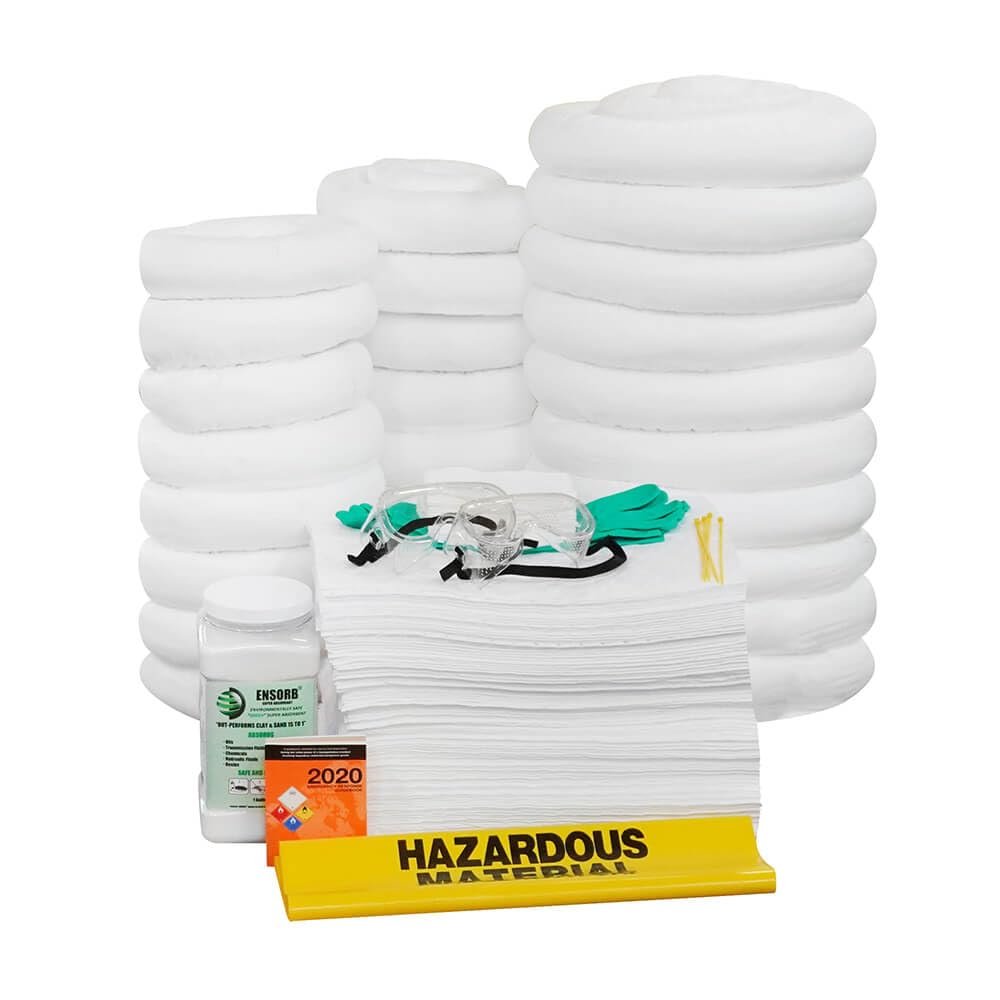 ENPAC 95-Gallon Wheeled Spill Kit Refill, Oil-only, Drum Not Included, 62-Gallon Spill Capacity