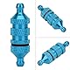 RC Kraftstofffilter, langlebiger RC Auto Kraftstofffilter für RC Auto Upgrade Teile für RC Auto 1:8/1:10(Blau)