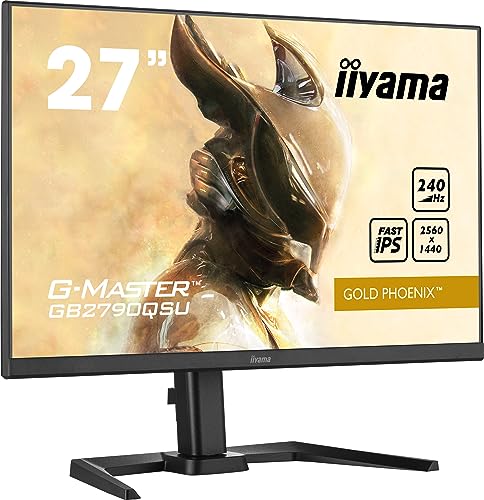 G-MASTER Gold Phoenix GB2790QSU-B5 gaming monitor 68,5 cm, 27" Fast IPS LED WQHD HDMI DP USB3.0 1ms 240Hz FreeSync Premium HDR400 - Monitor - Immagine 1