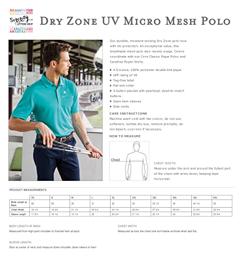 Sorority Letters Shop University of Tampa Men's Short Sleeve Performance Polo - UT Dry Zone UV Micro Mesh Polo4