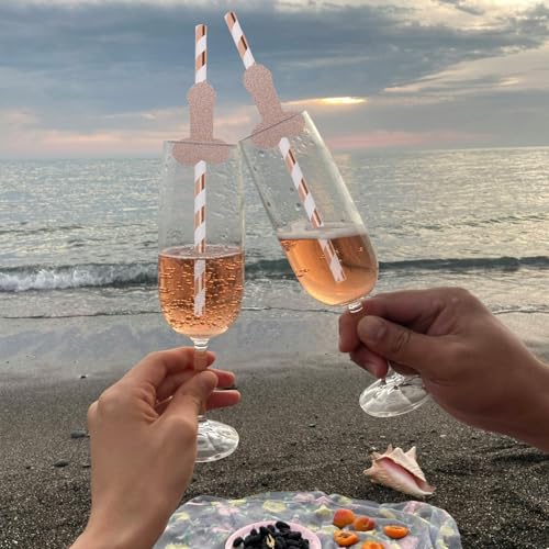 24 pitillos de papel desechables de 7.7 pulgadas miniatura 4