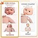 BABESIDE 15-Inch Lightweight Baby Doll with Baby Feeding Set – Easy to Hold with Cuddly Soft Body – Realistic First Doll Real Life Baby Girl for Kids 3+ Pretend Play