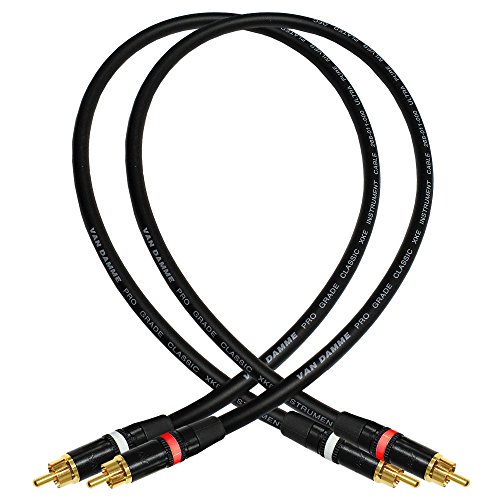 2 Foot - RCA Cable Pair Custom Made by WORLDS BEST CABLES –
