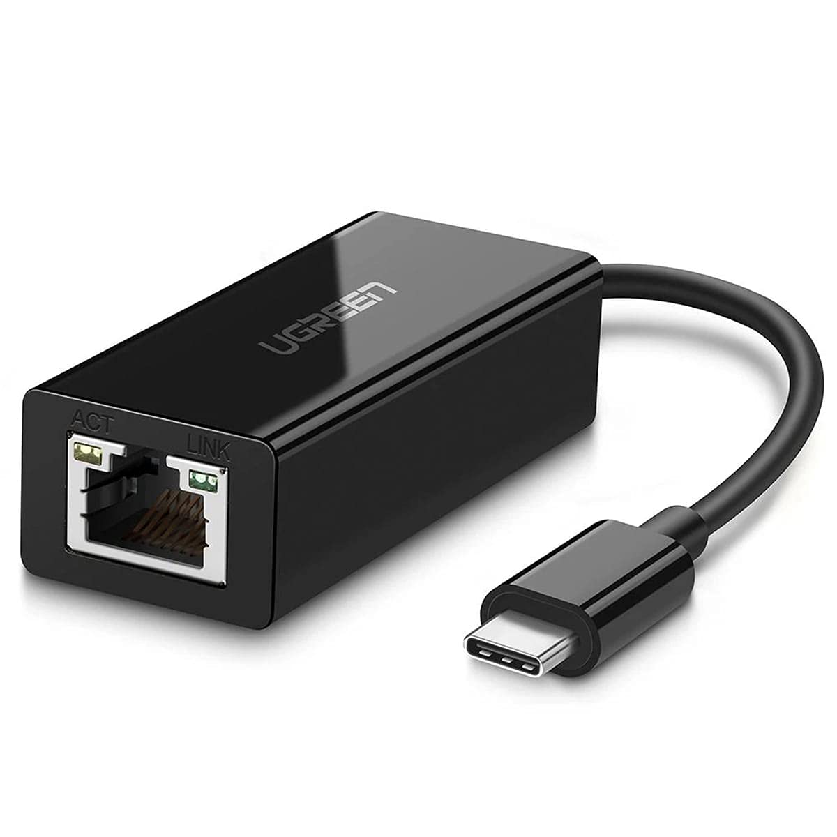 Ugreen Type-C Ethernet Adaptörü, Siyah