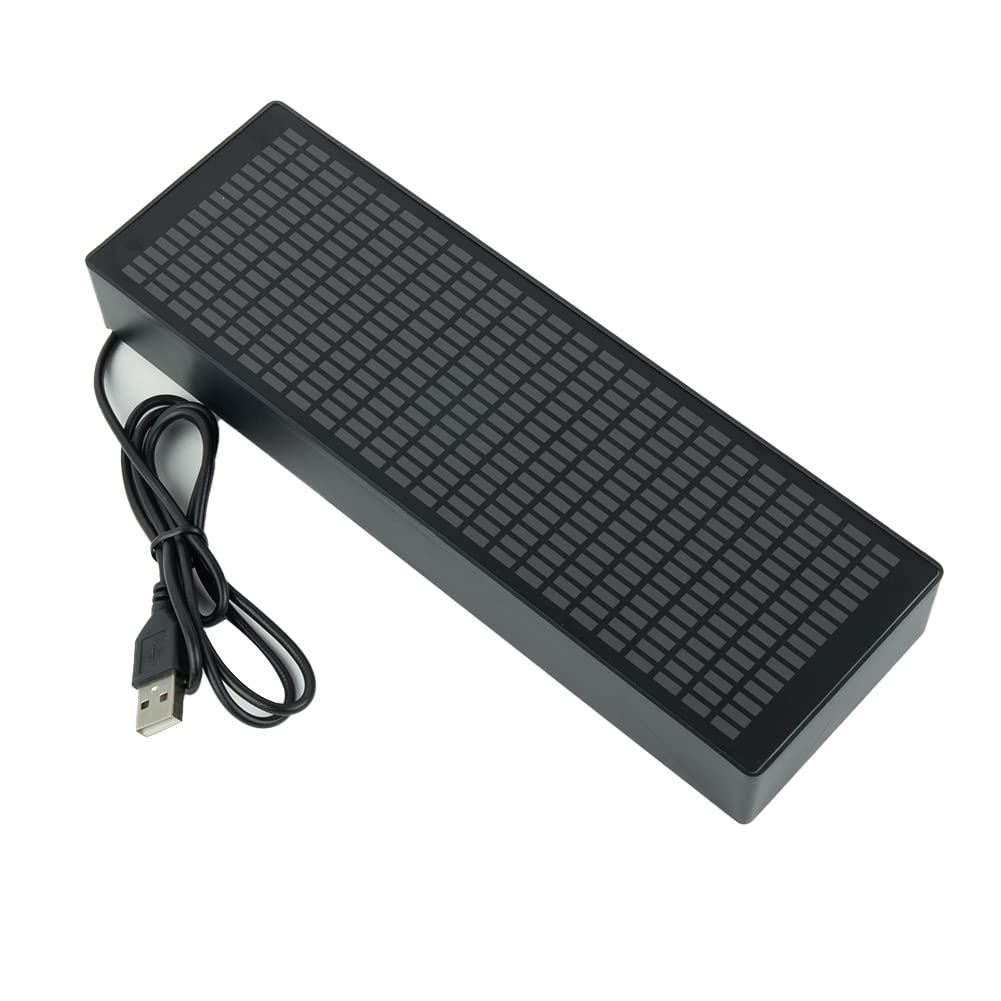 QOXEZY Analizador de espectro, indicador estéreo VU, analizador de espectro musical, LED, amplificador de PC MP3, indicador de nivel de audio, analizador de ritmo de música, visualización de nivel de