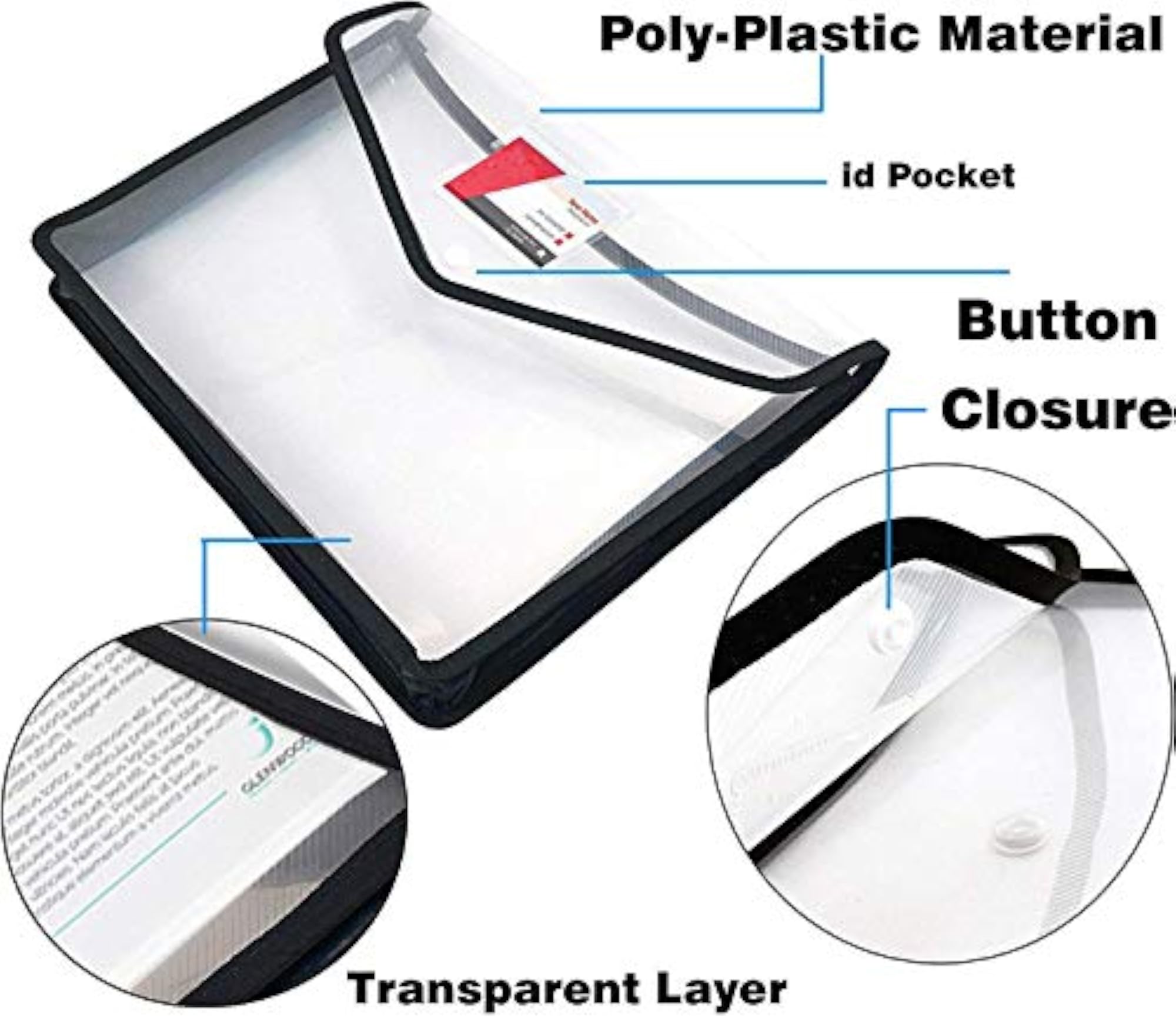 A4 Size Document Organizer Project Envelope Folder