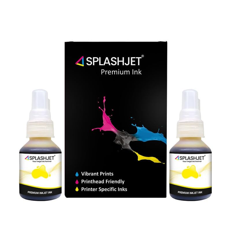 Image of Splashjet Compatible Ink for Brother T310, T510W, T300 Yellow x 2-506060