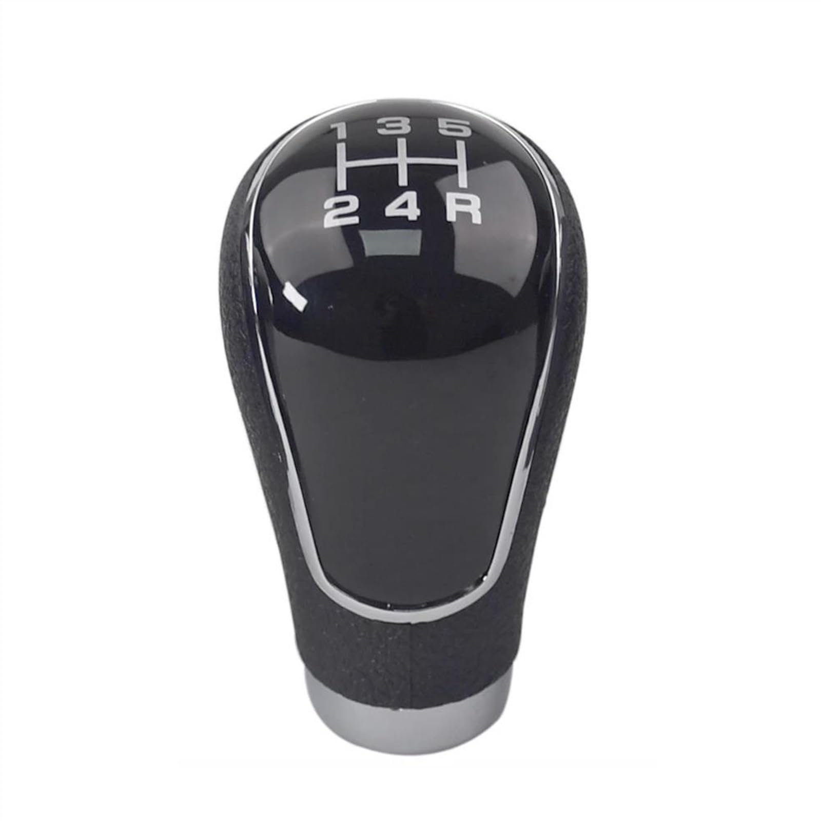 LTQSIV 5/6 Speed Manual Transmission Car Gear Shift Handle Shift Lever Gear Shift Knob for Mazda 2/3/323/6/3 BK 2004-2012(Black-5R Speed)