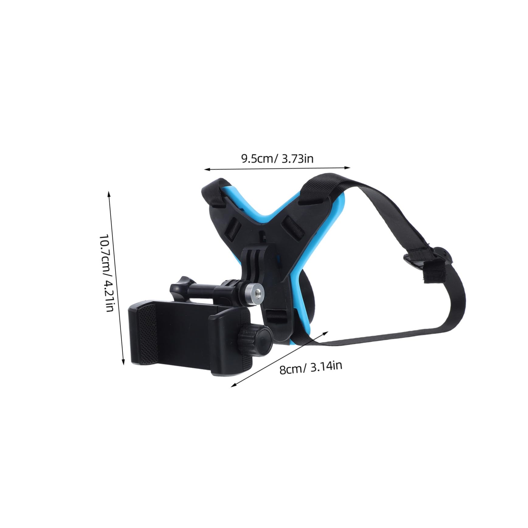 OSALADI Chin Strap Mount: Motorcycle Chin Mount for Phone and Camera with Buckle Strap - Secure and Stable Quick Release - Camera Accessories