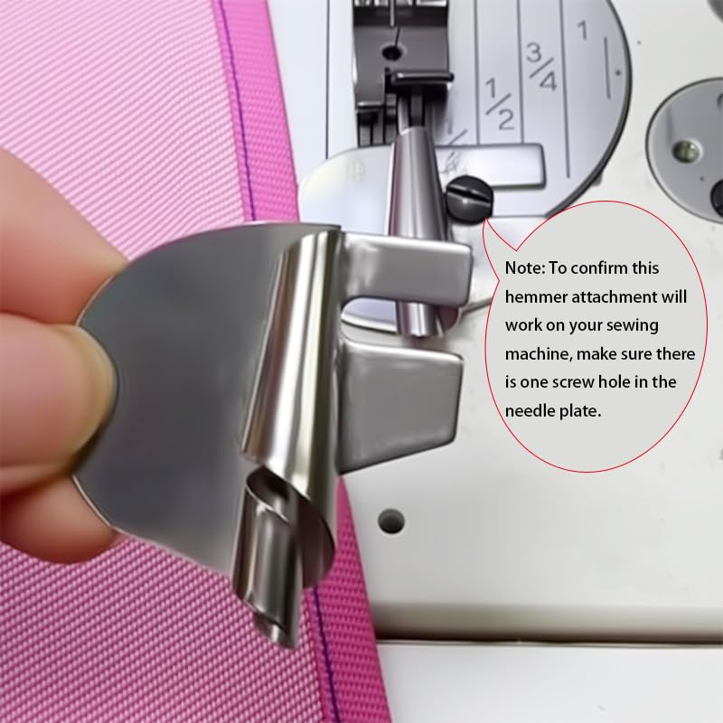 Pie para Máquina de Coser Dobladillo en Rollo 3-10 mm Acero Inoxidable miniatura 3