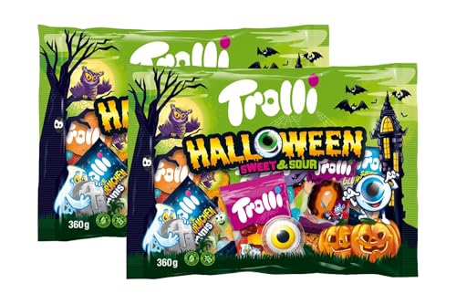Trolli Halloween Sweet & Sour Großpackung 2er Pack 2x360g Trolli Halloween Sweet & Sour Großpackung 2er Pack 2x360g