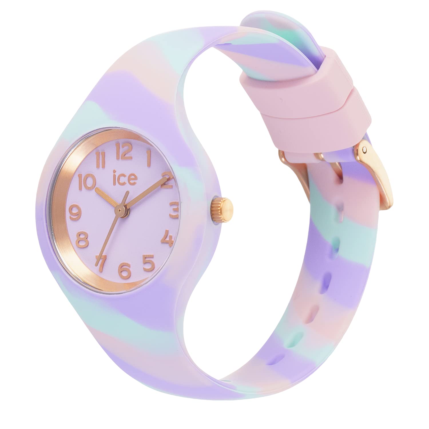 Ice-Watch - ICE tie and dye - Mehrfarbige Damenuhr mit Kunststoffarmband (Extra small)