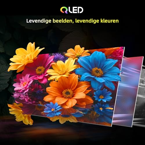 CHiQ U43QM9G,Smart TV 43 Inch,Google QLED TV met HDR,Google TV,Metal Frameless,Dolby Audio - Afbeelding 5