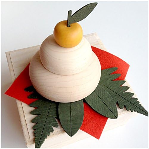 Amazon Co Jp 神棚の里 鏡餅 木製 きのいい鏡餅 手作り ハンドメイド 贈り物 ギフト 桐箱 メイプル おもちゃ