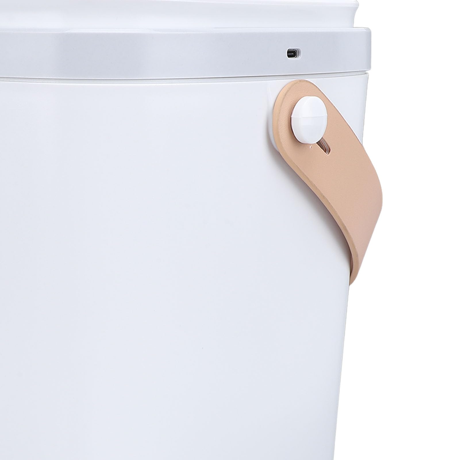Contenitore per la Conservazione del Riso Sottovuoto, Grande, Portatile, da 8 Litri, per la Domestica, con Design Sigillato e Misurino (Grigio)