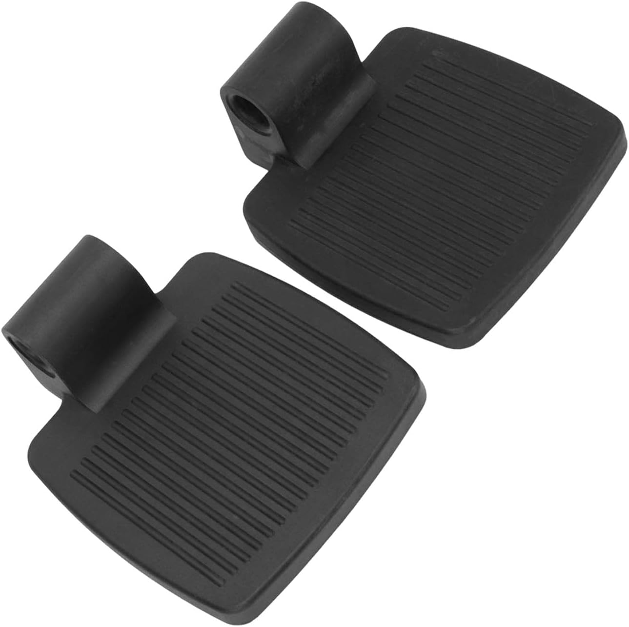 Wheelchair Footrest 2 Pcs Professional Plastic Replacement