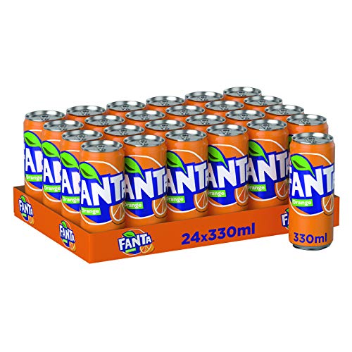 Fanta Refresco de naranja - Paquete de 24 x 330 ml - Total: 7920 ml Cover