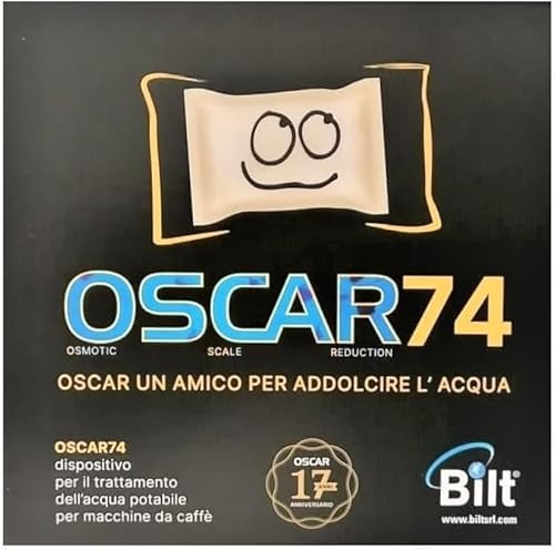 MAUQI Oscar 74 Filtro Anticalcare Compatibile con Tutte le Macchine da Caffè Nespresso, DeLonghi, Lavazza, Bialetti (1pz)