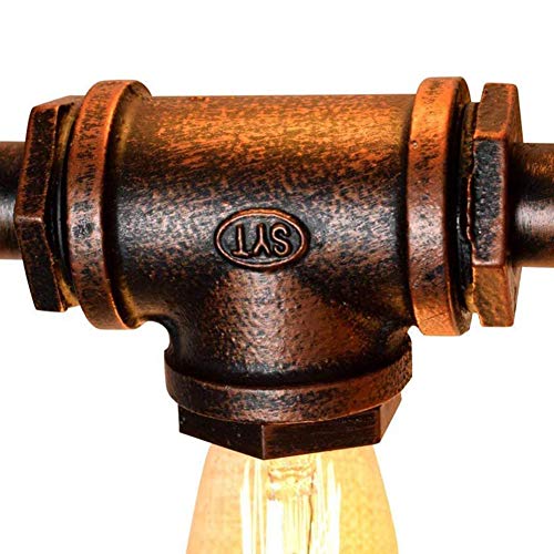 Lampe murale E27 rétro industrielle pipe à eau loft - 3