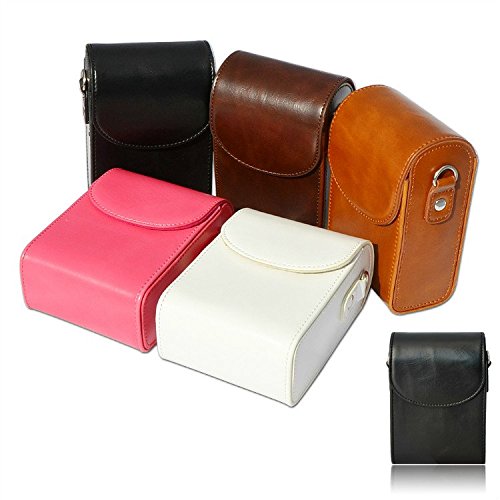 First2savvv BDX0801 nero fotocamera Custodia PU