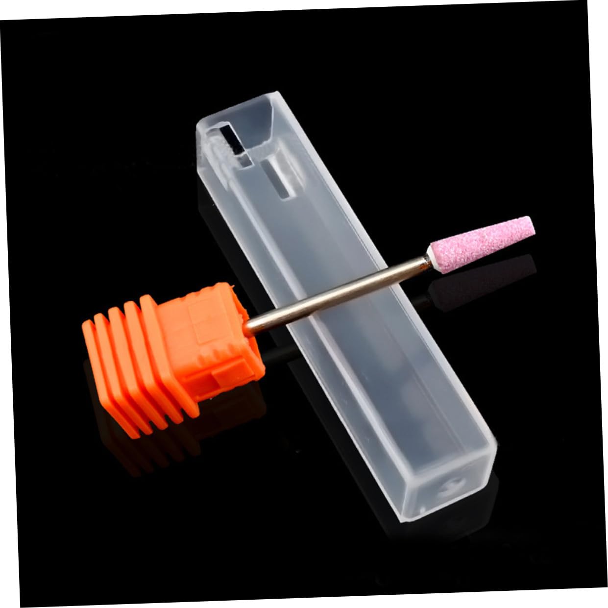 Healeved 5pièces Lot de Embouts de Ponceuse à Ongles Coniques Ronds Kit Embouts de Ponceuse pour Manucure Outils de Manucure Artistique