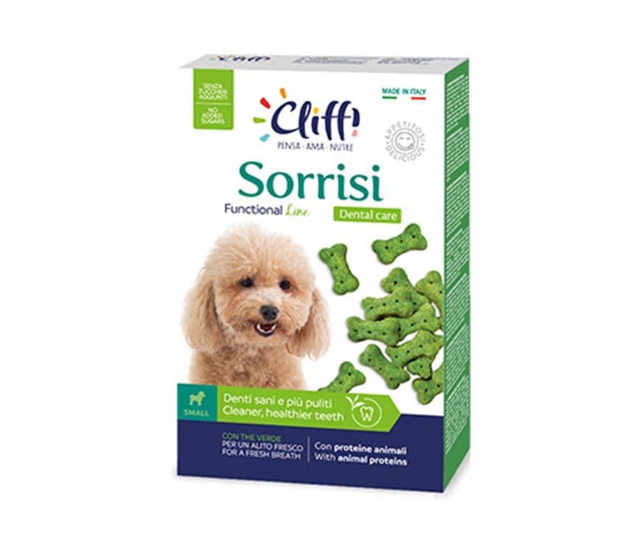 CLIFFI SORRISI BISCOTTI FUNZIONALI DENTI SANI E PULITI TAGLIA PICCOLA 300 GR