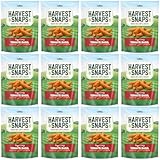 Harvest Snaps Veggie Chips (Tomato Basil Snack Crisps) | Powered by Plant Protein, Gluten Free, Non-GMO Baked Vegetable Crisps | Made in USA (12 Snack Packs)