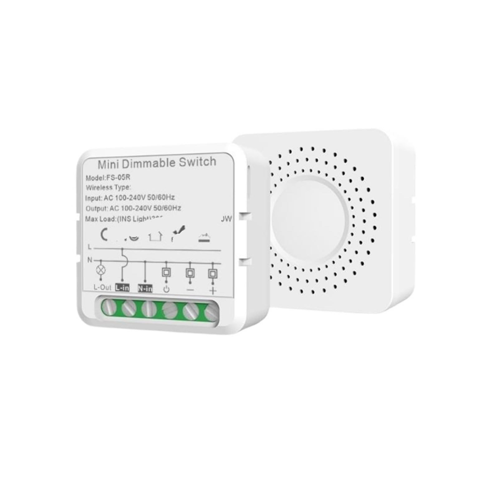 1 Uds. Módulo de interruptor de atenuación inteligente 100~240V interruptor de atenuación inteligente(1P)