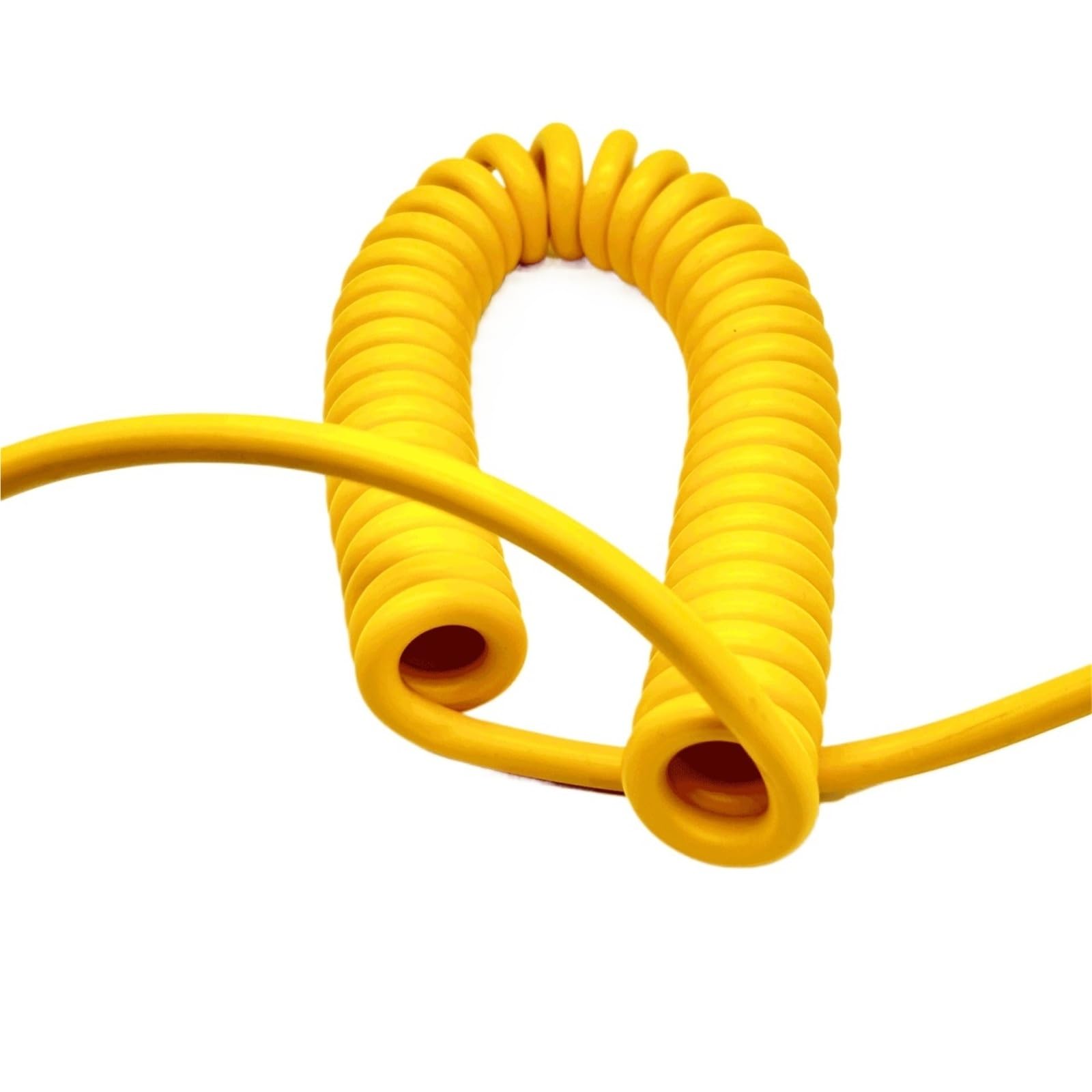 um das Stromleitungsnetz herum, 3-adriges Federspiral-Teleskopkabel, 17 AWG, 1 mm², Haushalts-PU-Kabel, 1–12 Meter(Stretch 9 Meters)