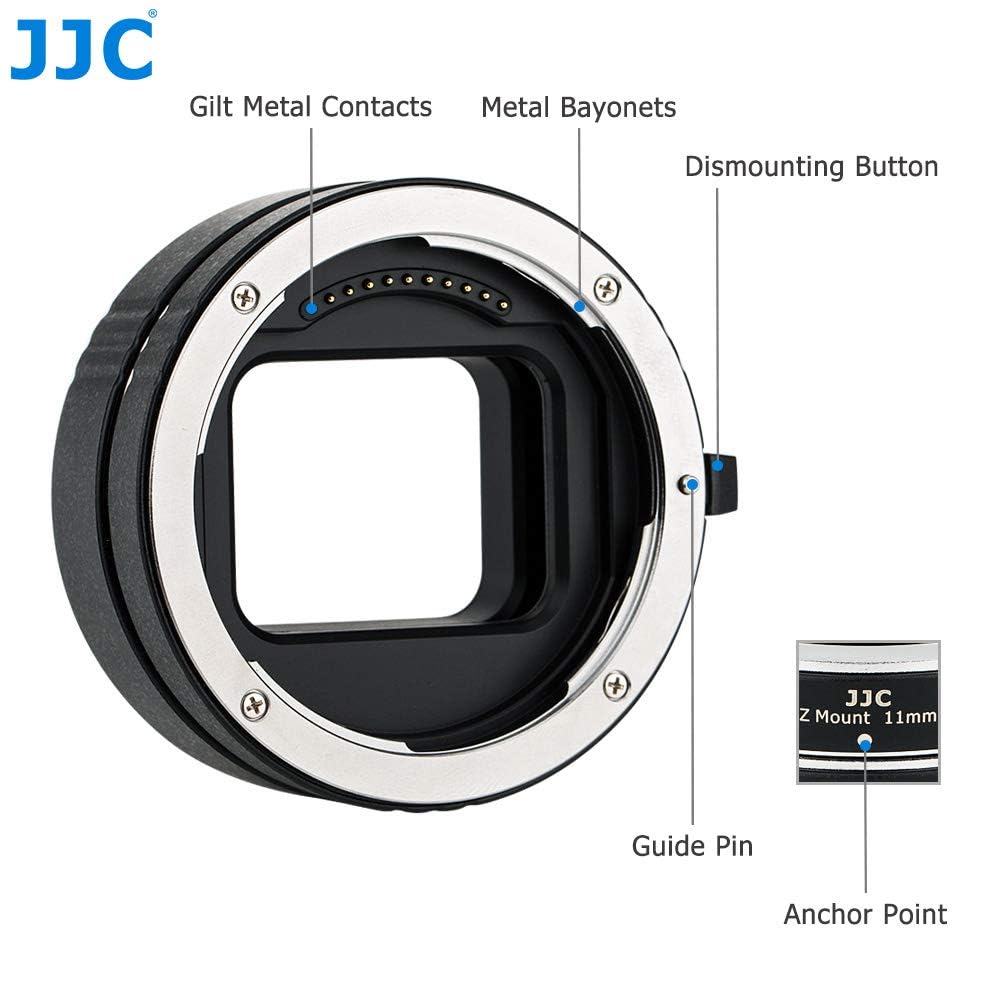 JJC Auto Focus (AF) Macro Extension Tube for Close-up Image