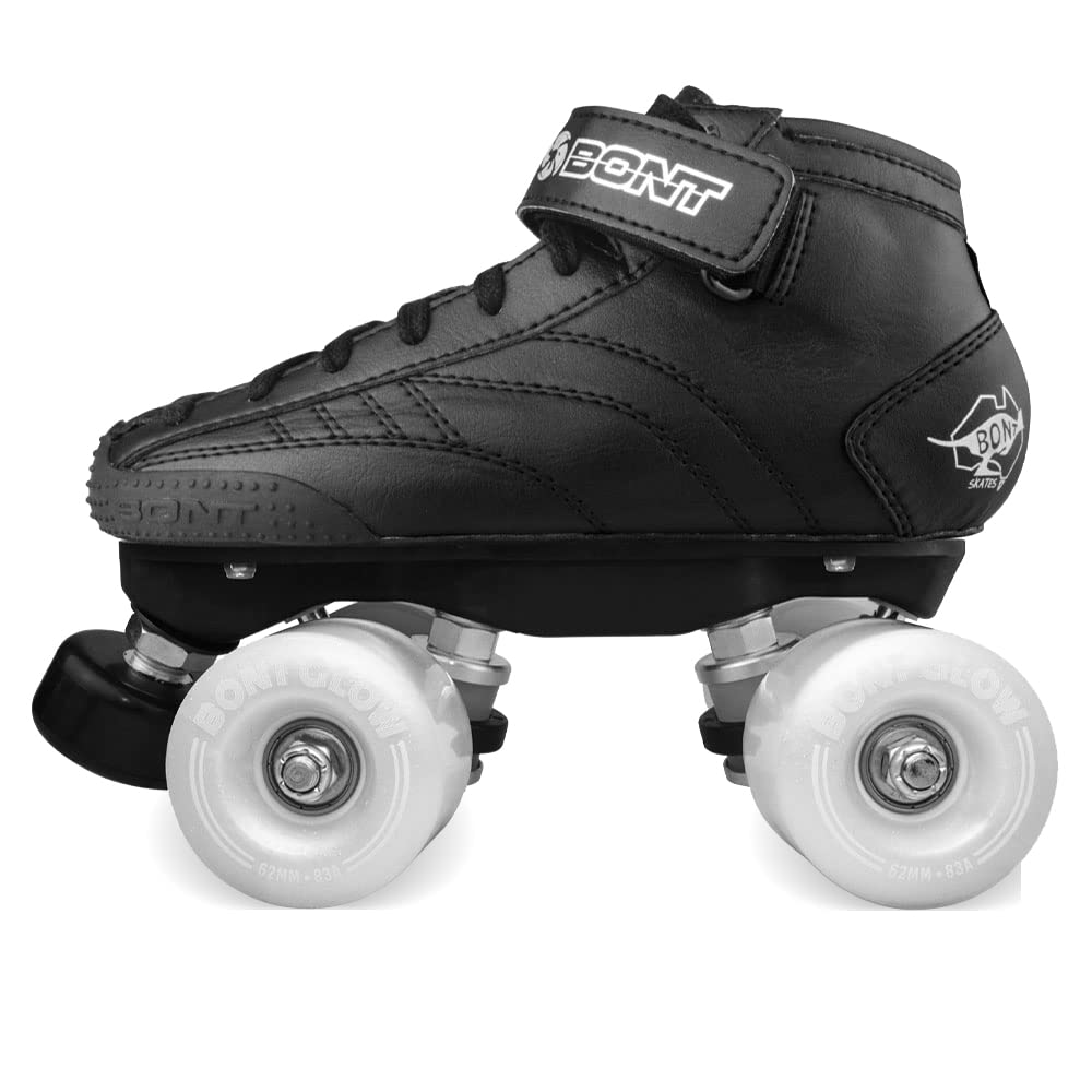 Bont Professional Roller Skate Prostar Kids Package with Glow Light Up Wheels