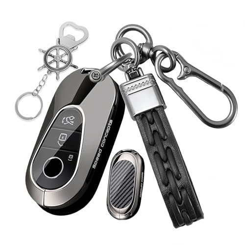 Protection clé Mercedes EQE EQS 350 450 voyage et quotidien noir