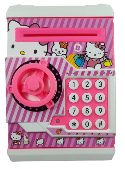 Baghwale Products Electronic Money Saving Machine | ATM Piggy Bank Toy Electronic Money Safe for Kids | Cash Coin Money Locker Gulak Money Saving Box for Kids | Password Piggy ATM Bank Girls (B0CKHZ3MD6) Amazon Price History, Amazon Price Tracker