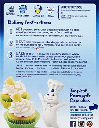 Pillsbury Cake Mix, Pineapple, 15.25 Ounce #TOP1