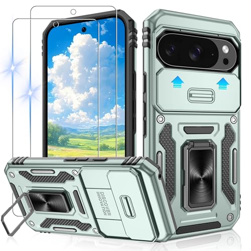 Evitez les écrans brisés avec la coque Google Pixel 10 antichoc verte