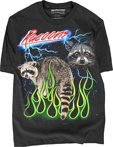 Heavy Metal Rodents Tshirt Funny Epic Synth Wave 80s Pop Glam Rock Style