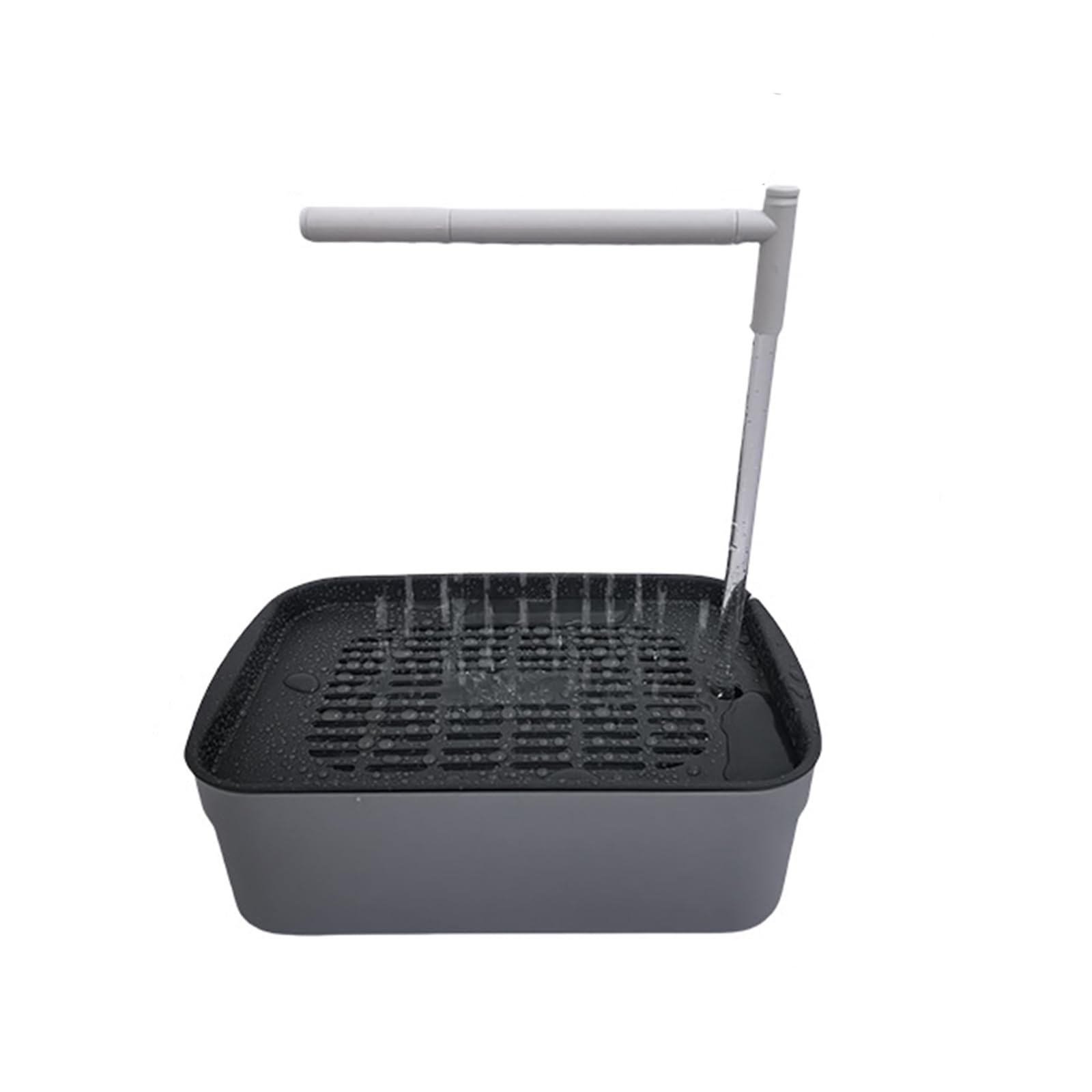 Bañera para jaula de pájaros que soluciona la limpieza del plumaje con ducha USB